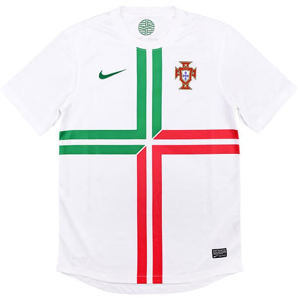 Tailandia Camiseta Portugal 2ª Kit Retro 2012 Blanco